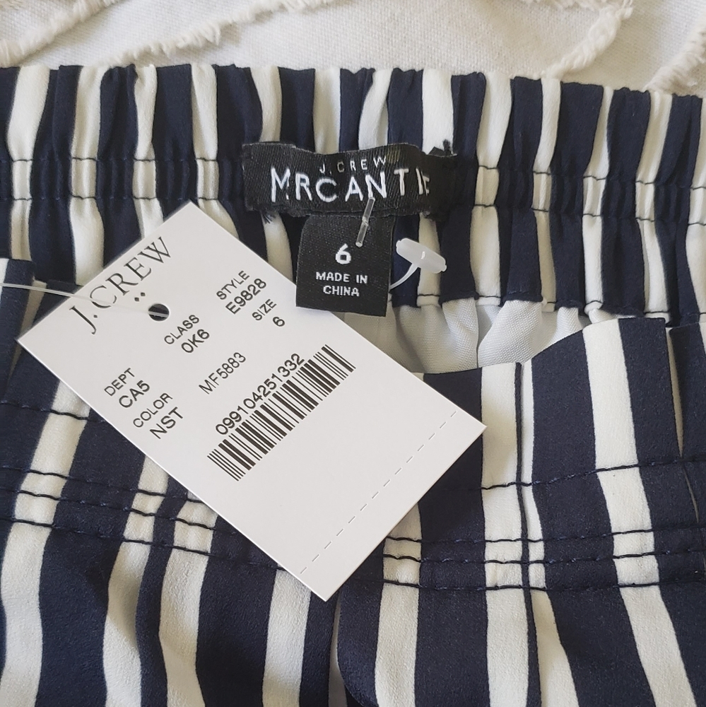 J.CREW MERCANTILE STRIPED SKIRT - Picture 6 of 6